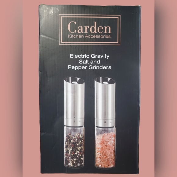Electric Salt and Pepper Adjustable Grinder Set Battery Powered Seasoning Tools - Picture 2 of 9